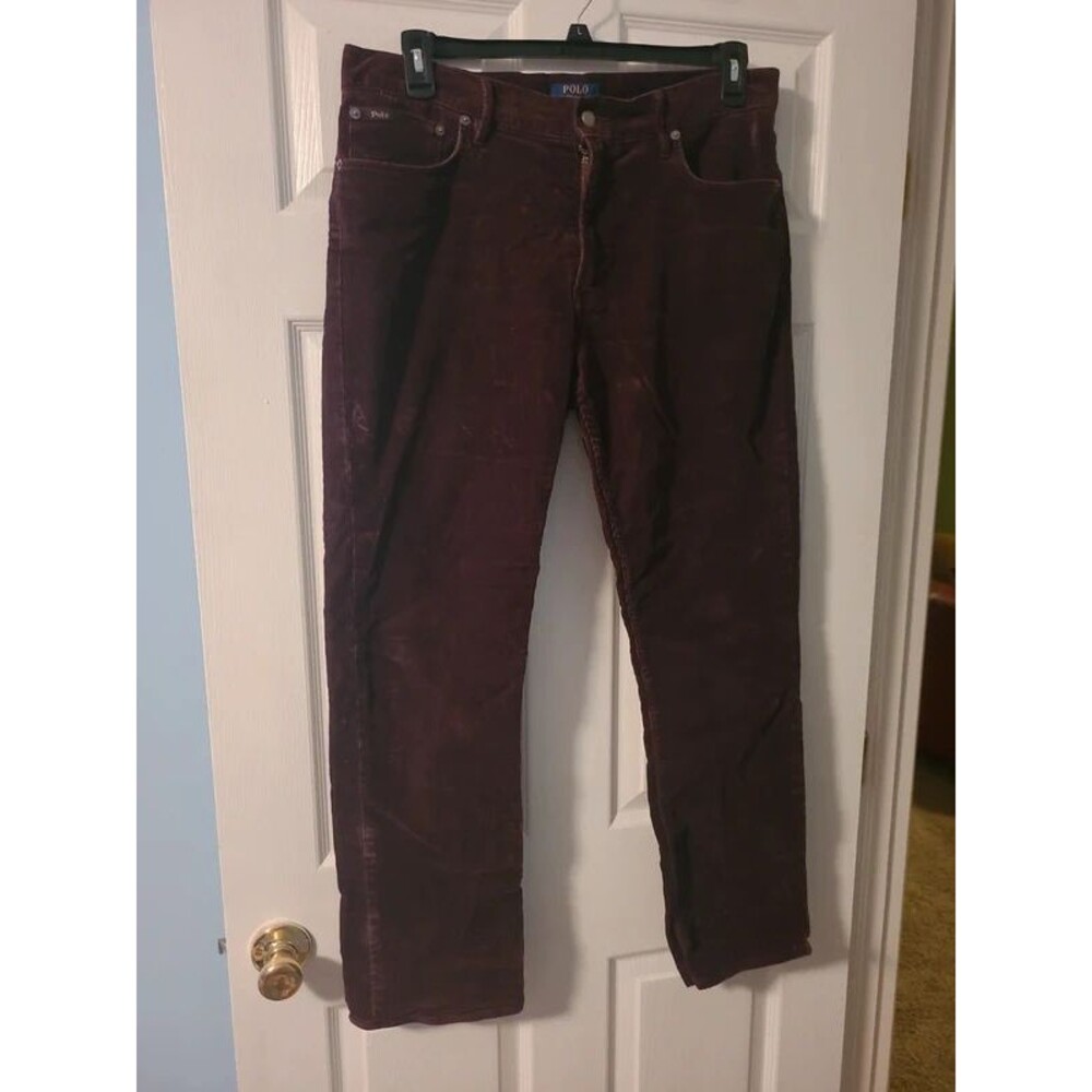 Polo RL Burgundy Corduroy pants 34x32